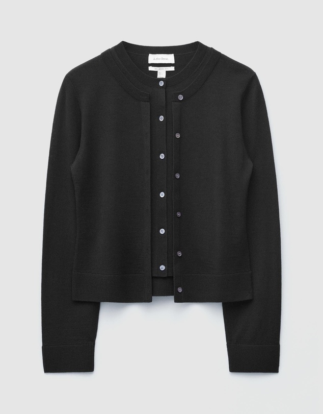 & Other Stories - Double-Layer Merino Wool Cardigan