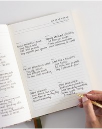 Bespoke Letterpress - 2026–2027 Weekly Financial Year Planner – White Blossoms