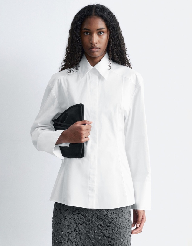 & Other Stories - Tapered Tie-Belt Shirt