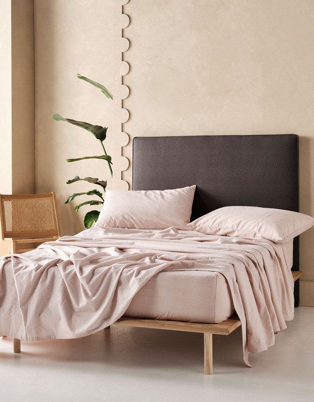 Linen House - Flannelette Plain-Dyed Sheet Set