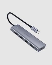 Ugreen - UGREEN 4 Ports USB C Hub Silver