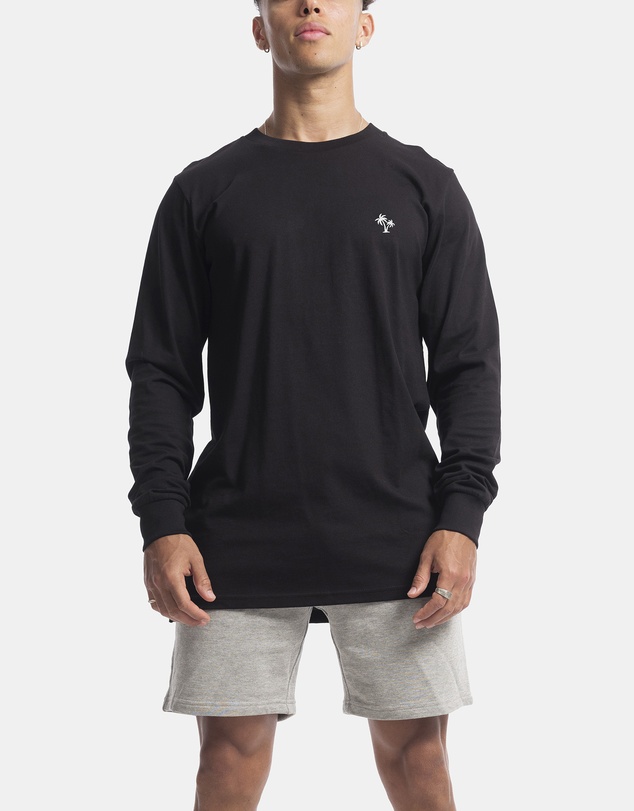 Vacancy Co - Palm Embroidery Long Sleeve Tee