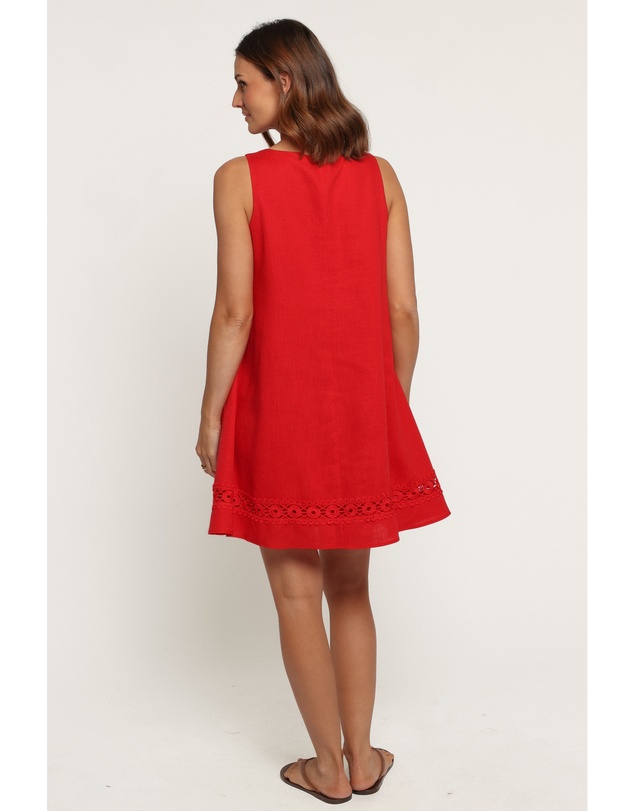 Petal & Pup - Floralyn Mini Dress - Red