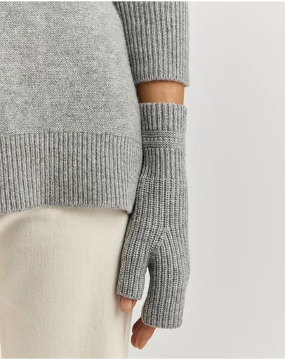 Toorallie - Fine Rib Open Mitten