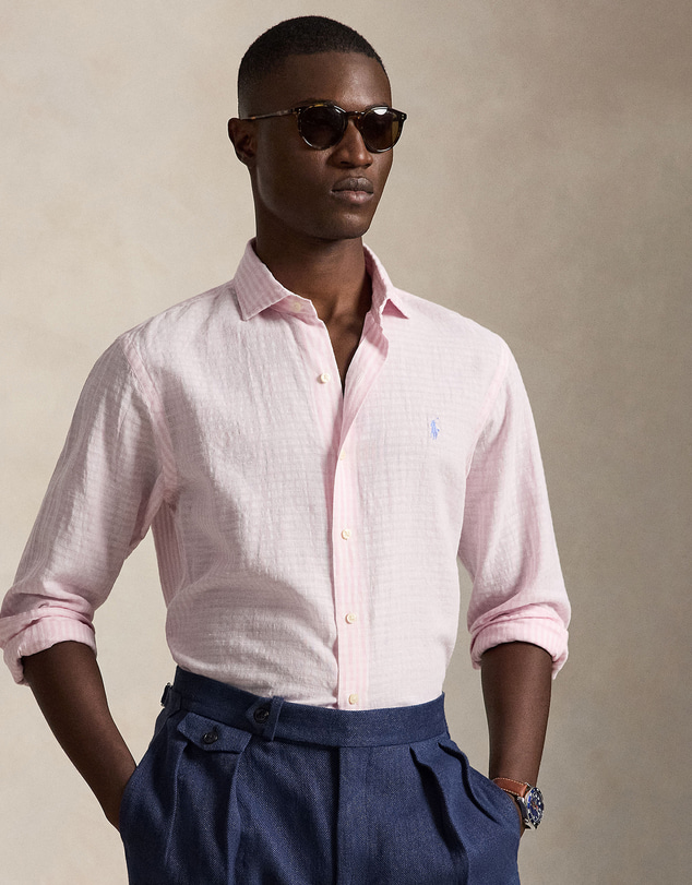 Polo Ralph Lauren - Custom Fit Striped Seersucker Shirt
