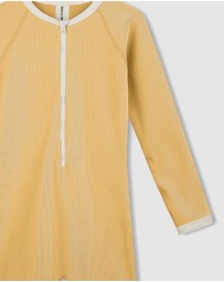 Zulu & Zephyr Mini - Mini Stripe Rib Surf Suit - Kids