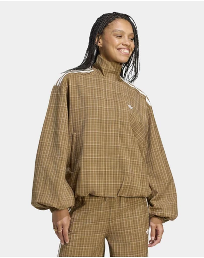 adidas Originals - BLOUSY CHECK TRACK TOP Womens