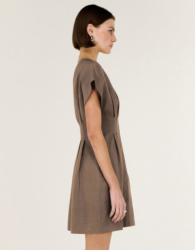 Staple the Label - Evian Deep V Mini Dress