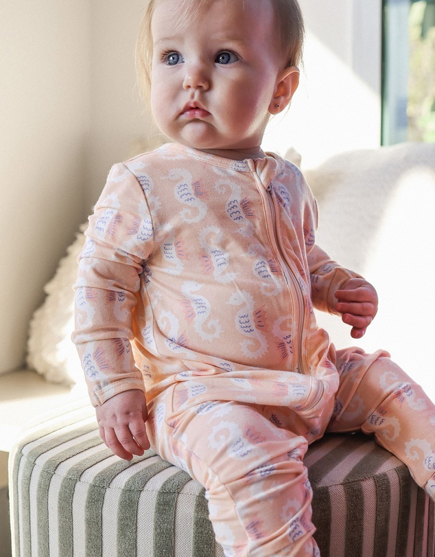 Kynd Baby - Essential Onesie in Seahorse