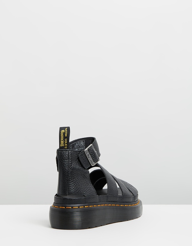 Dr Martens - Womens Clarissa II Quad Leather Platform Sandals