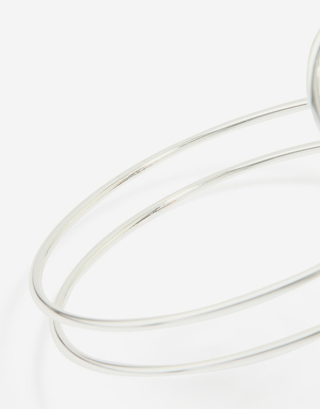Lovisa - Silver Blue Stone Swirled Arm Cuff