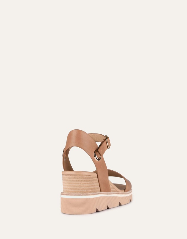 Jo Mercer - Katie Mid Heel Wedge Sandals