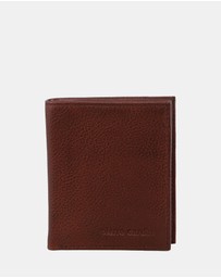 Pierre Cardin - Pierre Cardin Rustic Leather Men's Slim Bi-Fold Wallet