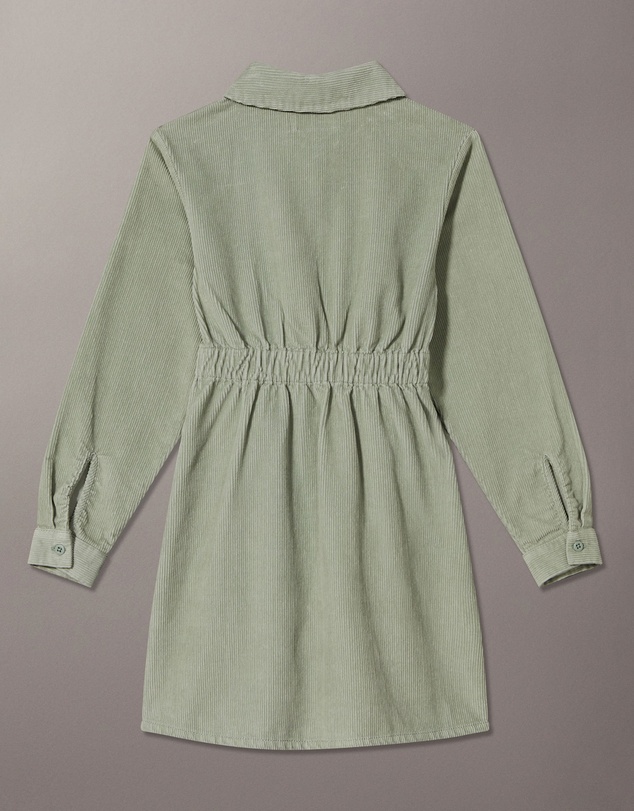 Calvin Klein Jeans - Girls Corduroy Long Sleeve Shirt Dress