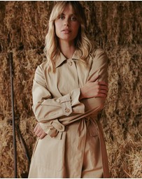 IDA+S - Valora Lightweight Cotton Trench Coat