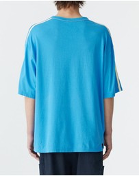 Bassike - Stripe Detail Boxy T-Shirt