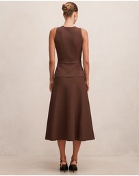 Forever New - Amelia Layered A-Line Midi Dress