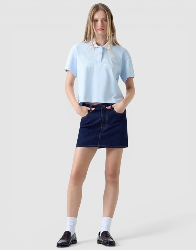 GUESS - GUESS JEANS Oversize Fit Rugby Shirt
