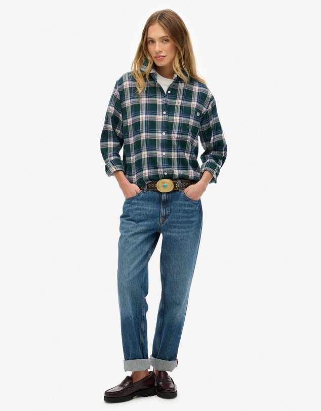 Superdry - Check Flannel Boyfriend Shirt