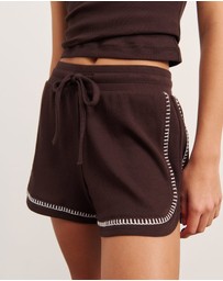 Jag - Celina Blanket Stitch Short