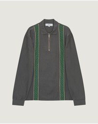 Palmes - Lace LS Zip Polo