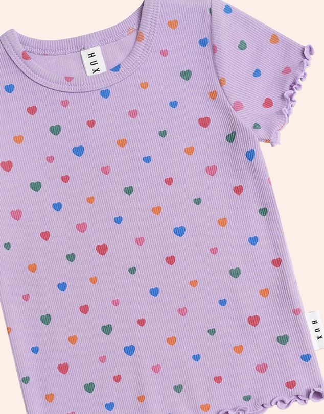 Huxbaby - I Heart Cake Rib T-Shirt- Babies-Kids