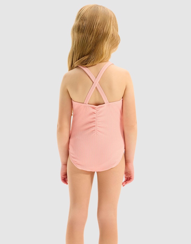 Seafolly - Textured Gathered One Piece - Kids