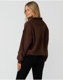Lorna Jane - Clubhouse Polar Fleece Half Zip Sweater