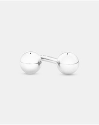 Michael Hill - 3mm Ball Stud Earrings in 10kt White Gold