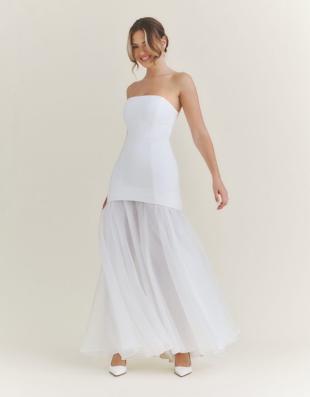 Six Stories - Emilia Bandeau Drop Waist Maxi Dress