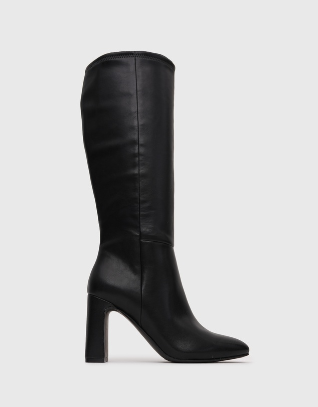 Betts - Wider Fit Prime Block Heel Knee High Boots