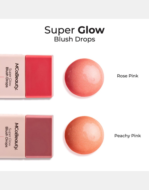 MCoBeauty - Super Glow Blush Drops - Peach Pink