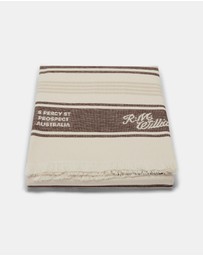 R.M.Williams - Striped Script Towel
