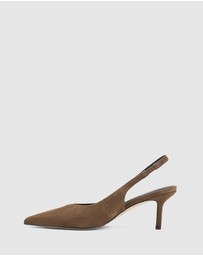 Siren - Yory Slingback Kitten Heels