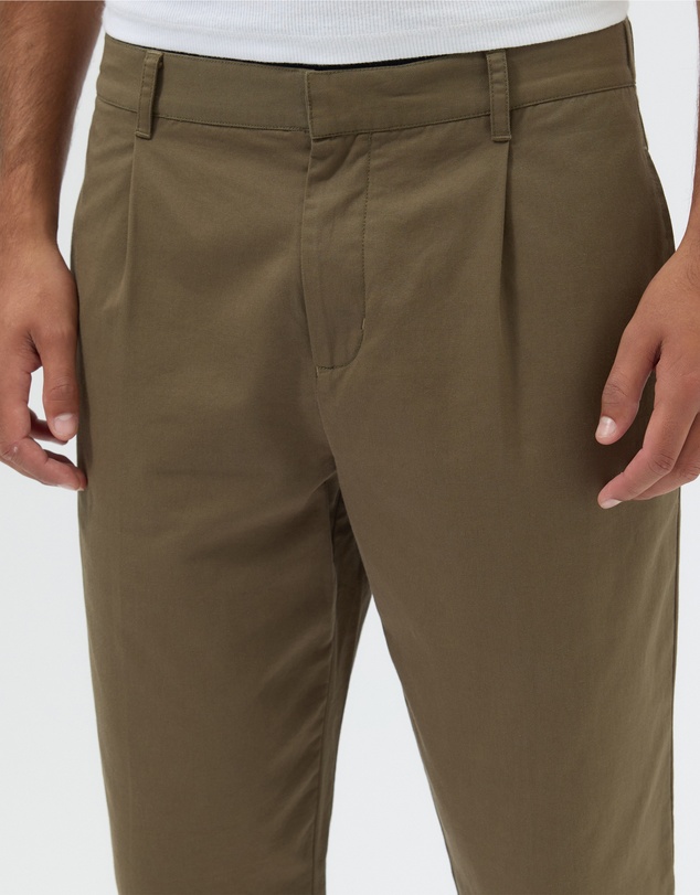 AERE - Pleated Slim Cotton Chinos