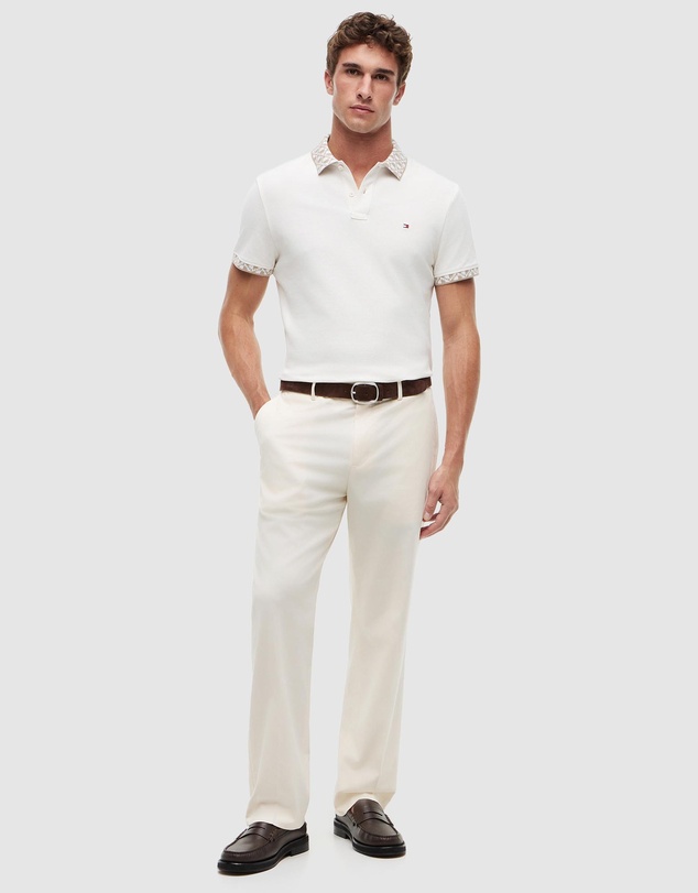 Tommy Hilfiger - Jacquard Collar Polo Shirt