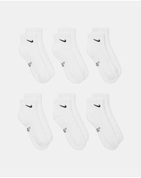 Nike - 6-Pack Cushioned Ankle Socks - Teens