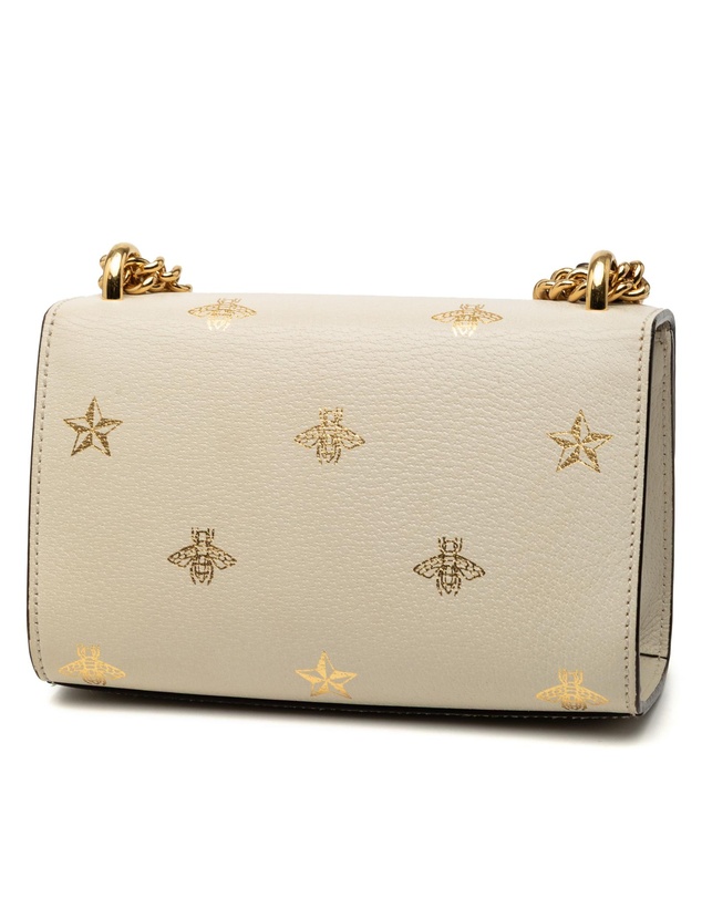 Pre-Loved by Azura Reborn - Pre-Loved Small Leather Bee Star Padlock Crossbody