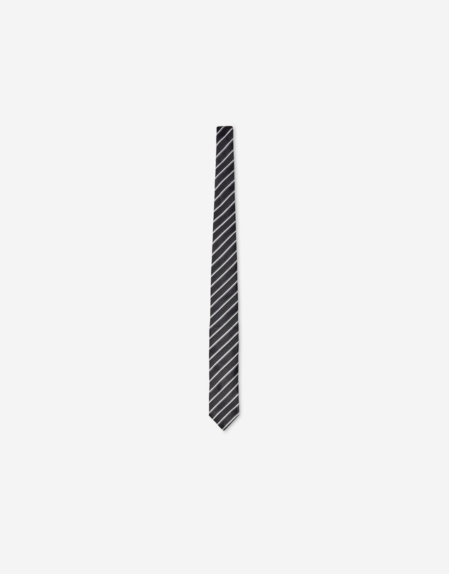 Calibre - Double Stripe Jacquard Silk Tie Black Combo