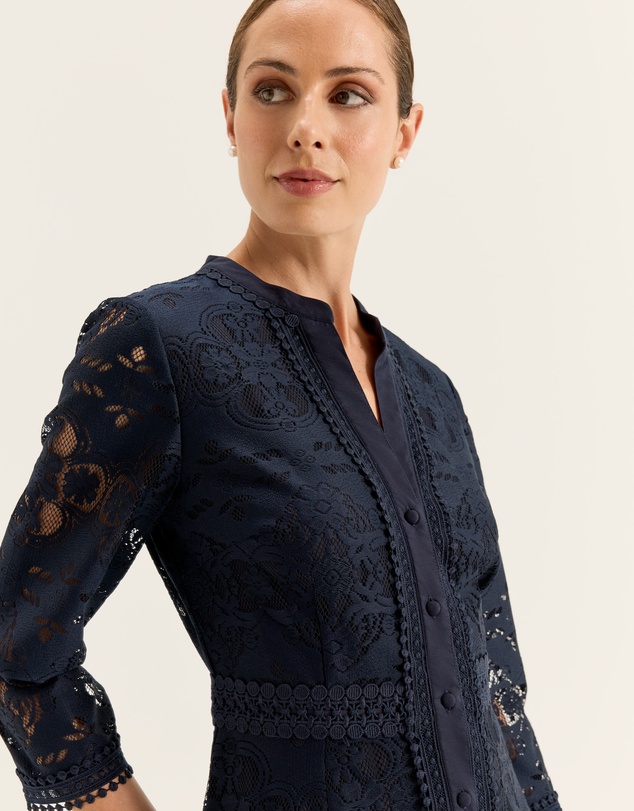 Review - Nostalgia Lace Shirtdress