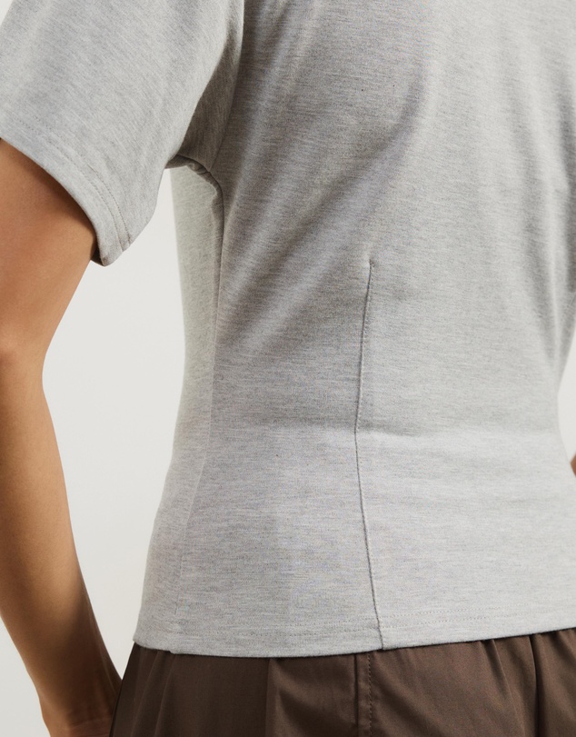 Atmos&Here - Fitted Waist T-Shirt