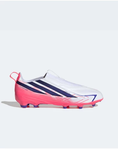 adidas Performance - F50 Hyperfast League Laceless Firm Ground Foot Football Ball Boots Kids