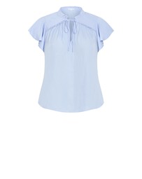 City Chic - Drama Queen Short Sleeve Shirt