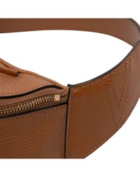 Pre-Loved by Azura Reborn - Pre-Loved Leather V Greca Signature Belt Bag