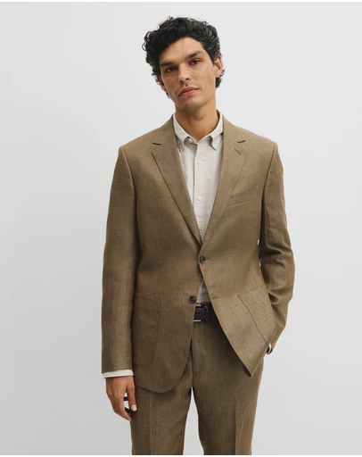 Country Road - Regular Fit Linen Jacket