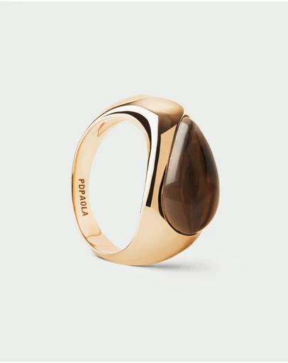 PDPAOLA - Quartz Luna Stamp Ring