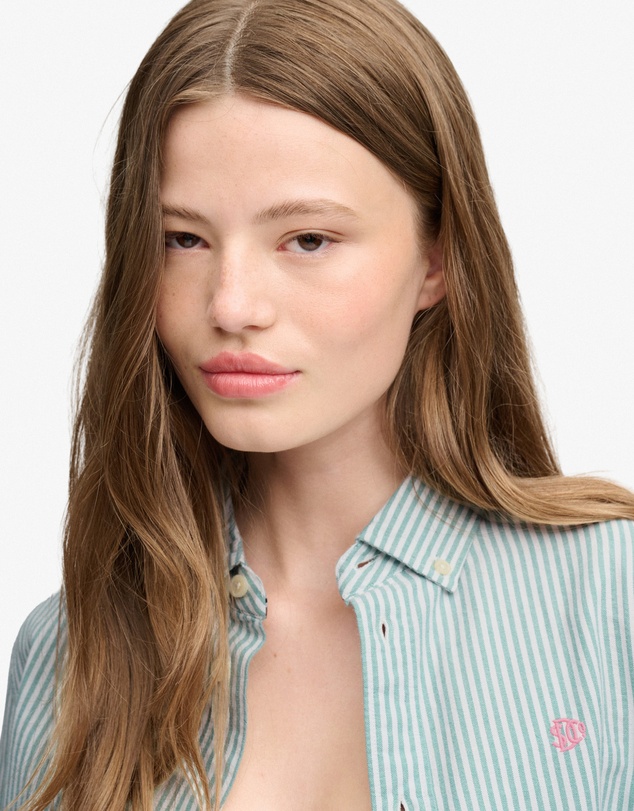 Superdry - Slim Oxford Button Down Long Sleeve Shirt