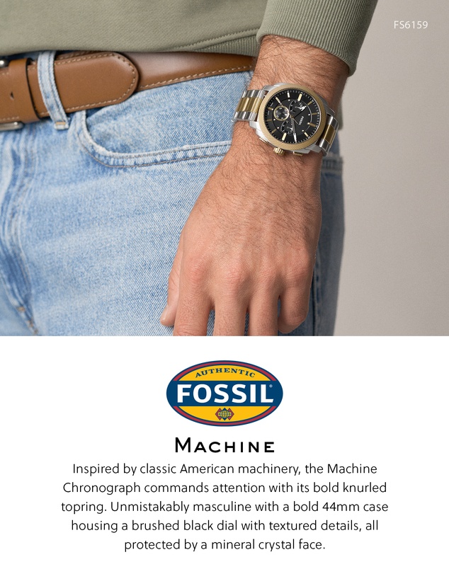 Fossil - Machine Two Tone Chronograph Watch