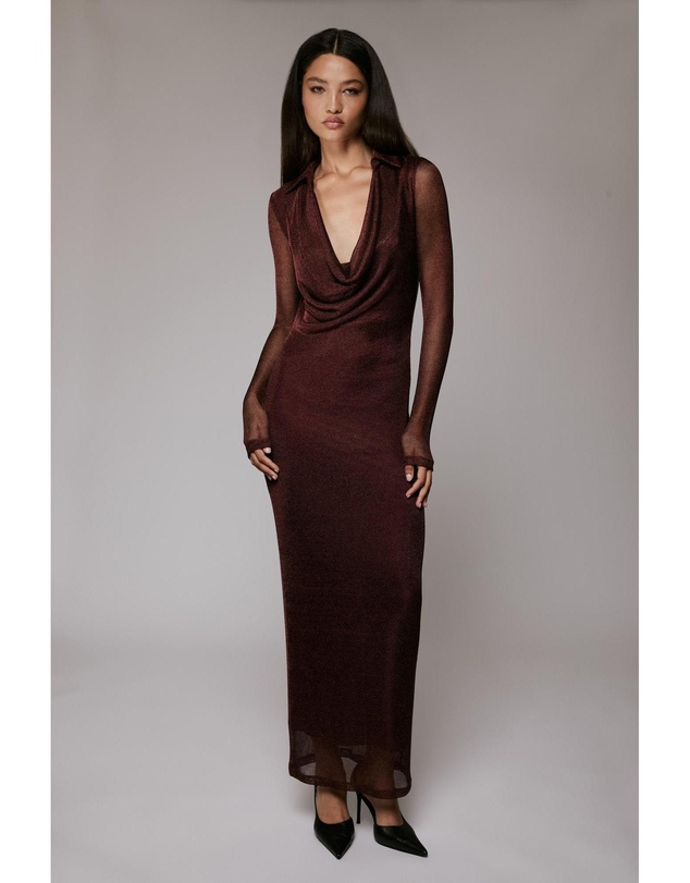 Bardot - Lorel Lurex Midi Dress