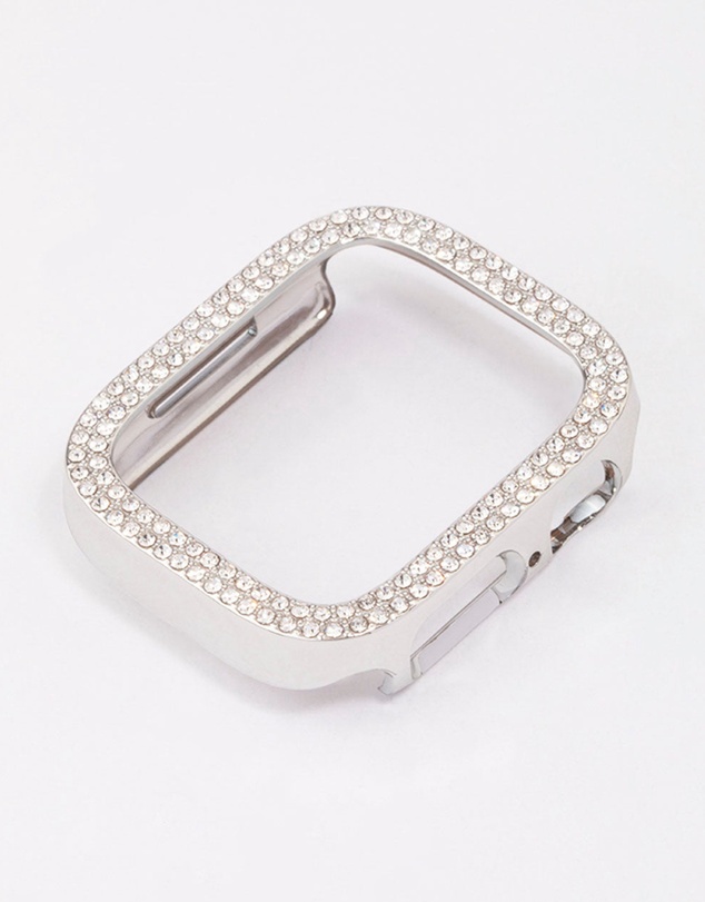 Lovisa - Silver & Diamante Watch Case 40/41mm